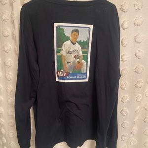 Rowdy Gentleman Ronald Reagan Baseball Card T-Shirt